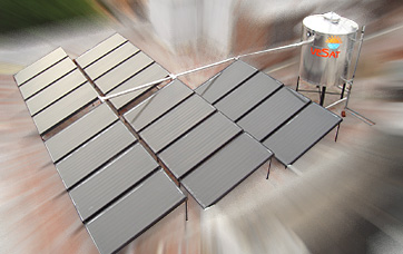 solar industrial solar water heater